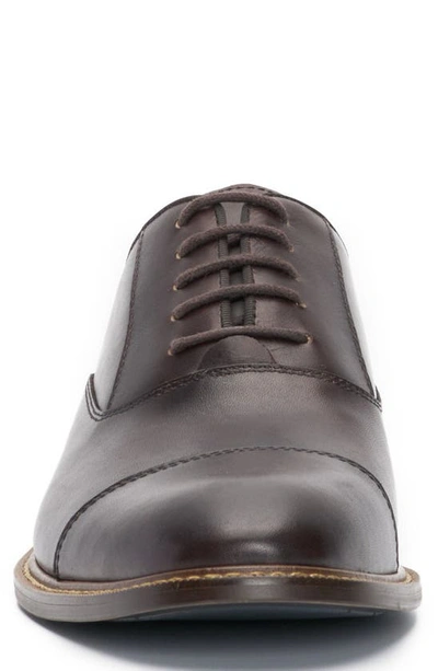 Shop Vince Camuto Loxley Cap Toe Oxford In Mocha