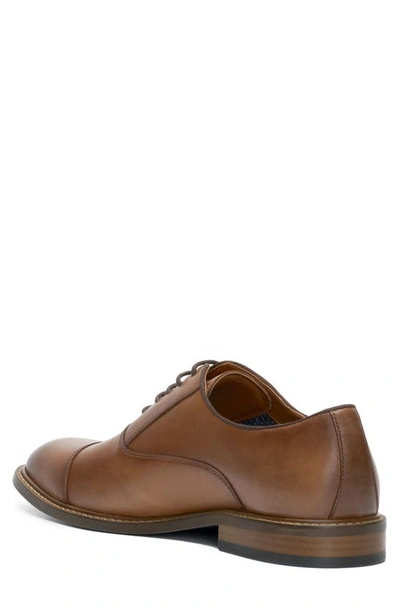 Shop Vince Camuto Loxley Cap Toe Oxford In Cognac/ Brown