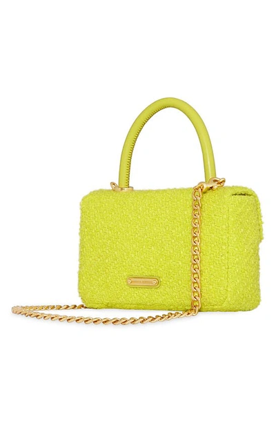Shop Rebecca Minkoff Edie Top Handle Bag In Chartruese