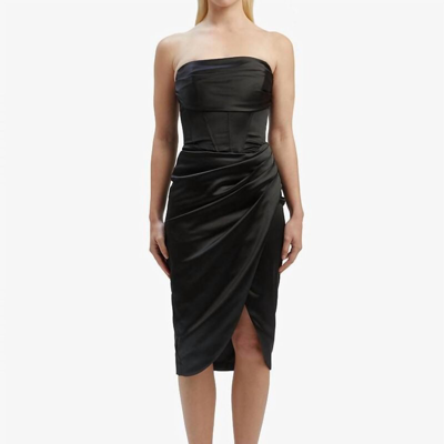 Shop Bardot Jamila Corset Dress In Black