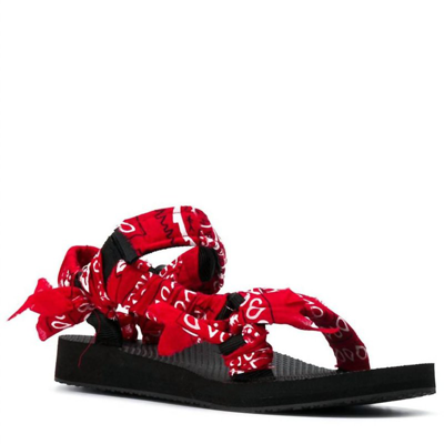 Shop Arizona Love Women's Trekky Bandana Sandal In Red