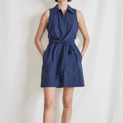Shop Apiece Apart Rio Tie Mini Dress In Blue
