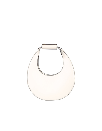 Shop Staud Designer Handbags Moon Mini Bag In White