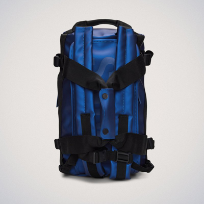 Shop Rains Texel Duffel Bag Mini In Blue