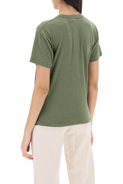 Shop Polo Ralph Lauren Slub Cotton Polo Bear T-shirt In Khaki,green