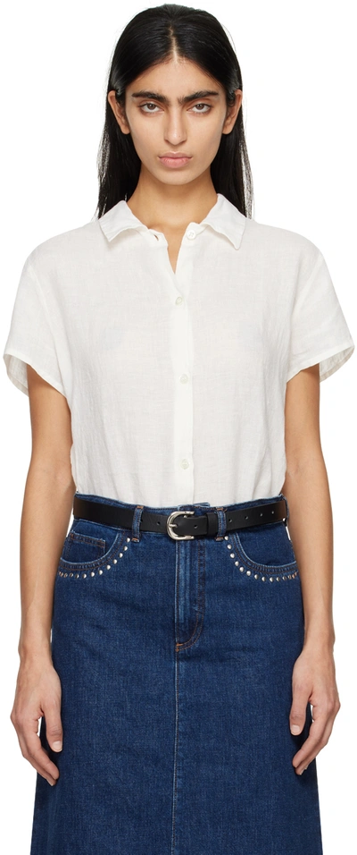 Shop Apc Off-white Marina Shirt In Aac Off White