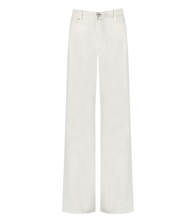 Shop Max Mara Medina White Cropped Jeans