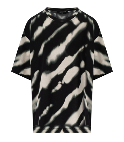Max Mara Vincita Black Oversize T-shirt In Black