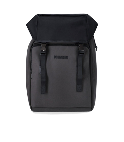 Shop Dsquared2 Urban Dark Grey Backpack