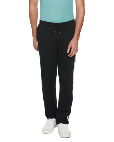 Shop Original Penguin Ponte Side Stripe Jogger Pant In Black