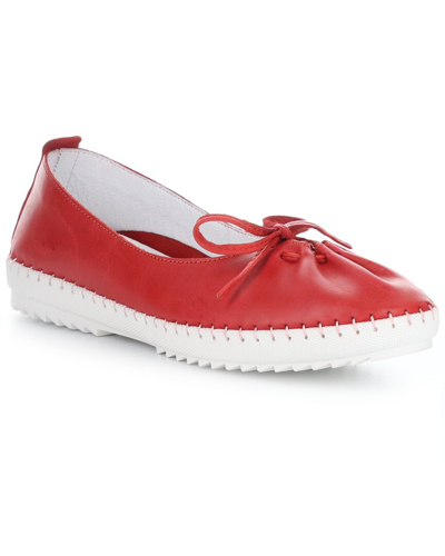 Shop Bos. & Co. Osaka Leather Shoe In Red