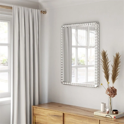 NOVA OF CALIFORNIA MARILYN 40" ILLUMINATED RECTANGULAR MIRROR IN CHROME WITH TOUCH DIMMER 