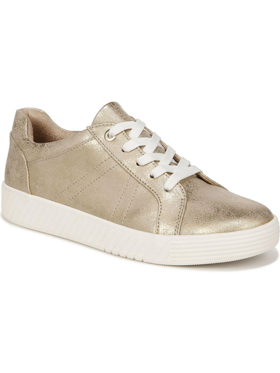 Shop Soul Naturalizer Neela Womens Faux Leather Shimmer Casual And Fashion Sneakers In Gold