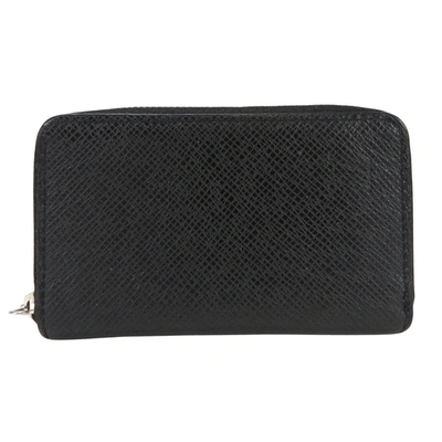 Pre-owned Louis Vuitton Leather Wallet () In Black
