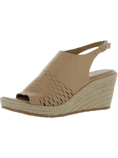 Shop Softwalk Hixson Womens Wedge Sandals In Gold