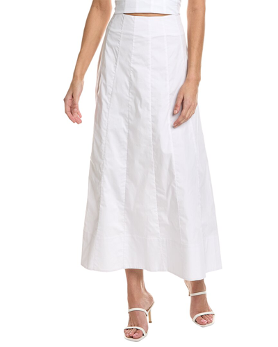 Shop Staud Wells Skirt In White