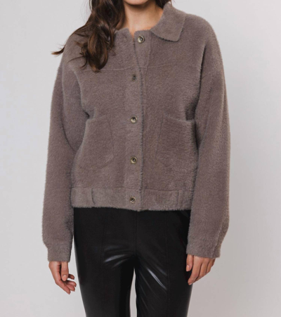 Rino And Pelle Bubbly Jacket In Taupe In Grey