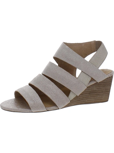 Shop Corso Como Ontariss Womens Nubuck Slip On Wedge Sandals In Multi