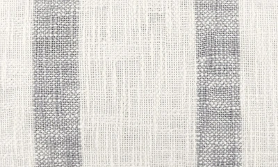 Ienjoy Home Yarn-dyed Stripe Cotton Throw Pillow In Gray