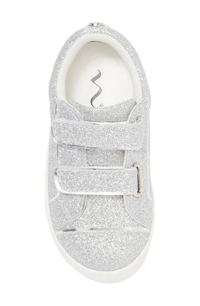 Shop Nina Kids' Metallic Sneaker In Silver Glitter