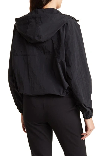 Shop Rachel Rachel Roy Hooded Bomber Jacket In Black Beauty