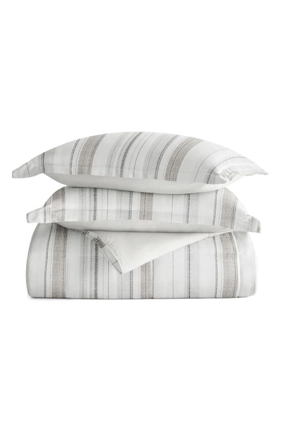 Ienjoy Home Vintage Stripe Reversible 3-piece Comforter Set In Dune