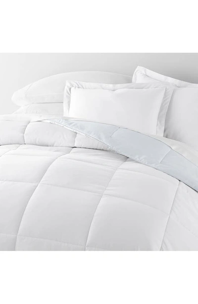 Ienjoy Home Ocean Waves Reversible 3-piece Comforter Set In Light Blue