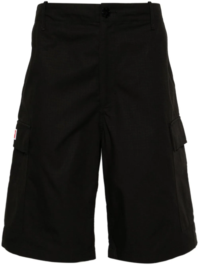 Shop Kenzo Cargo Workwear Short In Black