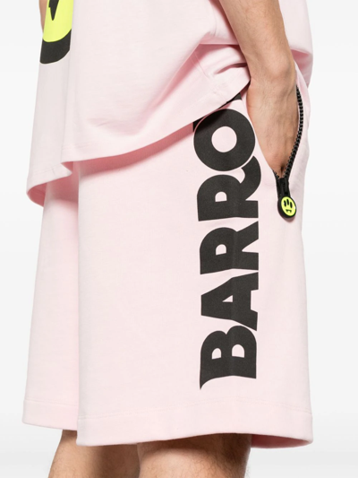 Shop Barrow Shorts Con Motivo  Face In Pink