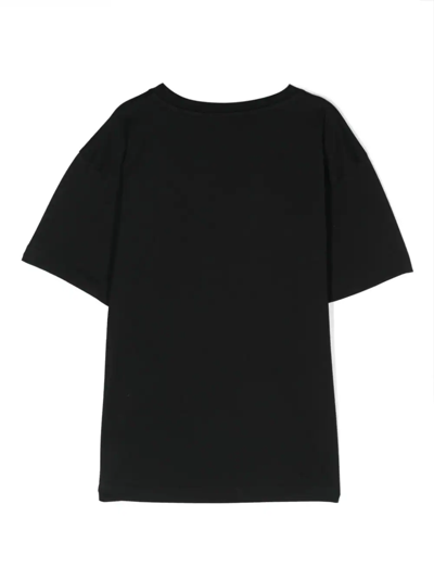 Shop Balmain T-shirt  Paris In Black