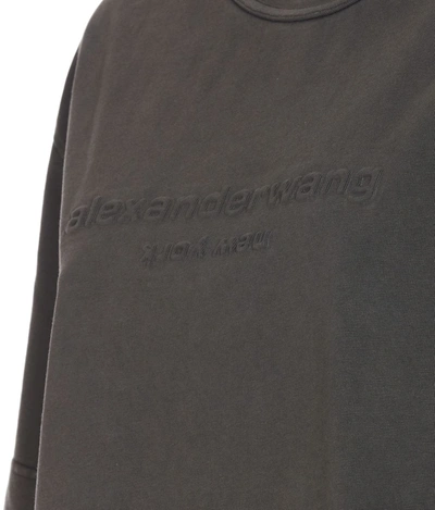 Shop Alexander Wang T-shirts And Polos In Grey
