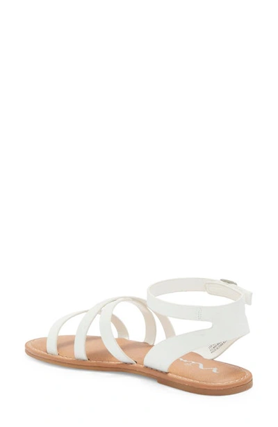Shop Nina Kids' Swirla Ankle Strap Sandal In White