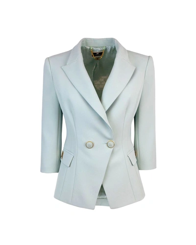 Shop Elisabetta Franchi Jacket In Heavenly