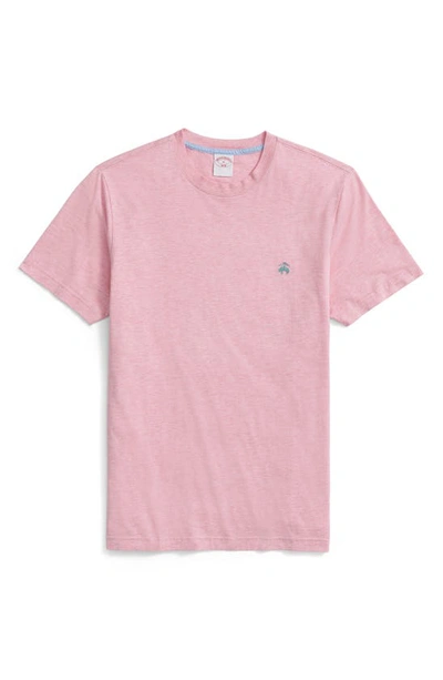 Shop Brooks Brothers Logo Embroidered Supima® Cotton T-shirt In Bros B1058
