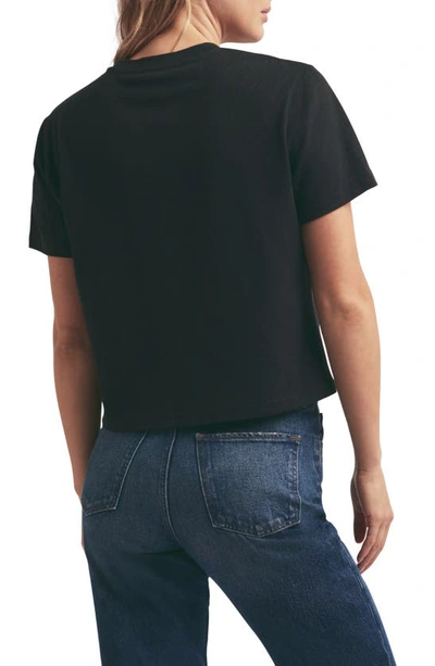 Favorite Daughter The Favorite Organic Cotton T-shirt In Black