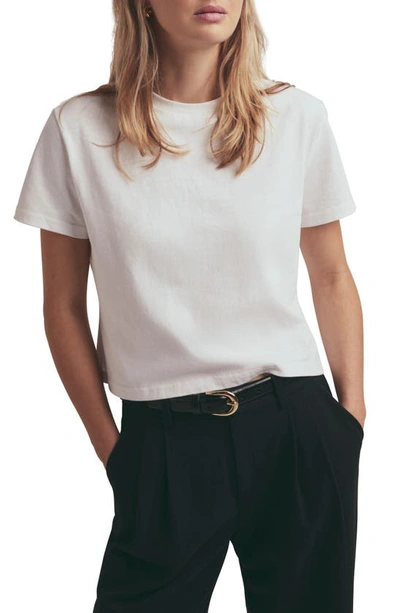 Shop Favorite Daughter The Favorite Organic Cotton T-shirt In White