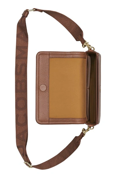 Marc Jacobs Borsa A Spalla The Leather Mini Argan Oil In Brown