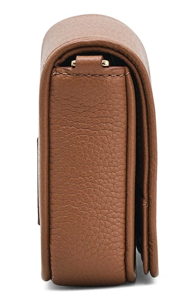 Marc Jacobs Borsa A Spalla The Leather Mini Argan Oil In Brown