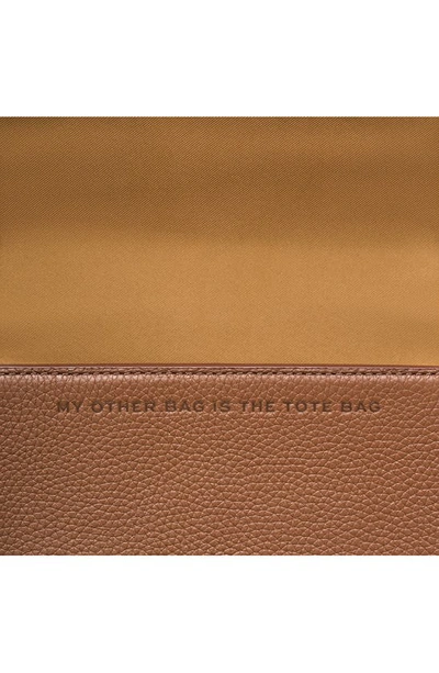 Marc Jacobs Borsa A Spalla The Leather Mini Argan Oil In Brown