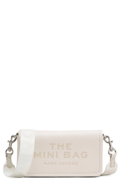 Shop Marc Jacobs The Mini Leather Crossbody Bag In Cotton