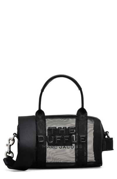 Shop Marc Jacobs The Mini Mesh Duffle Bag In Blackout