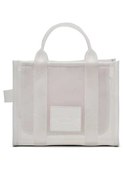 Shop Marc Jacobs The Small Mesh Tote Bag In White