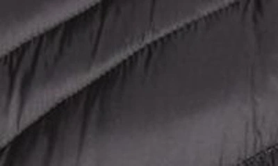 Shop Michael Michael Kors Water Repellent Hooded Packable Puffer Coat In Black