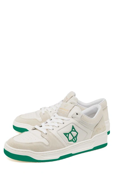 Shop Naked Wolfe Cm-01 Sneaker In Green/ Off White