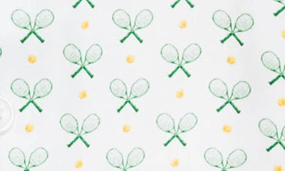 Petite Plume Kids' Print Two-piece Short Pajamas In Green