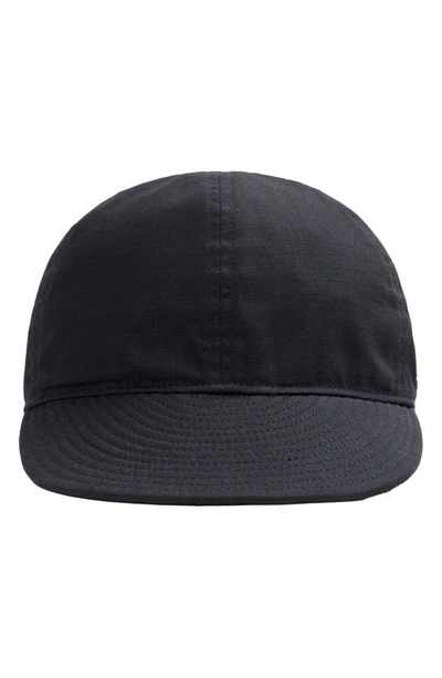 Shop Alpha Industries Us Air Force Cotton Ripstop Baseball Cap In Black
