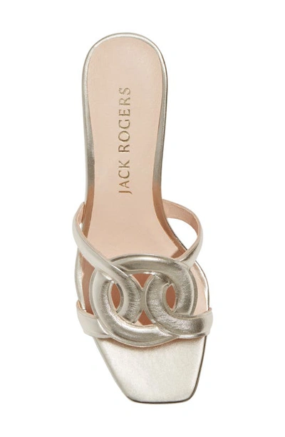Jack Rogers Dobson Sandal In Platinum