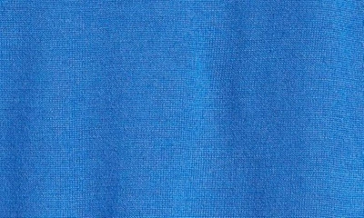 Shop Reiss Kids' Blackhall Wool Quarter Zip Sweater In Lapis Blue