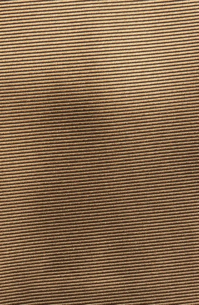 Tom Ford Solid Mulberry Silk Twill Tie In Hazelnut