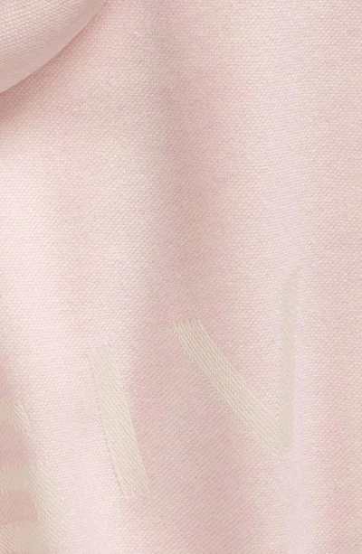 Shop Givenchy 4g Wool & Silk Scarf In 4-blush/ White